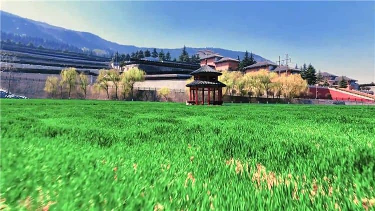 西安霸陵墓園新區(qū)在建筑和設施方面有哪些特色？